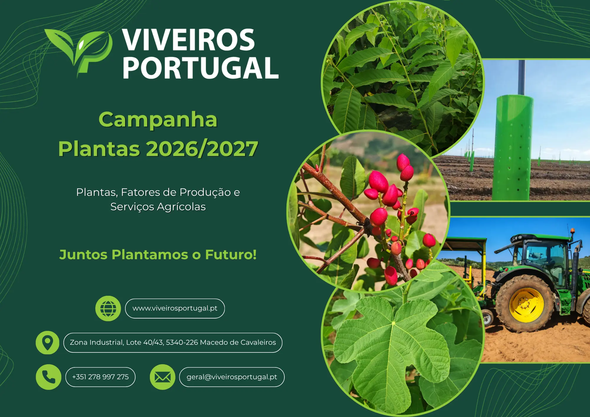 Capa do Catálogo Viveiros Portugal 2024/2025